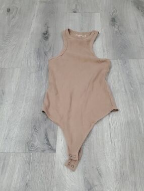 Abercrombie & Fitch Soft A&F Rib Bodysuit Small
